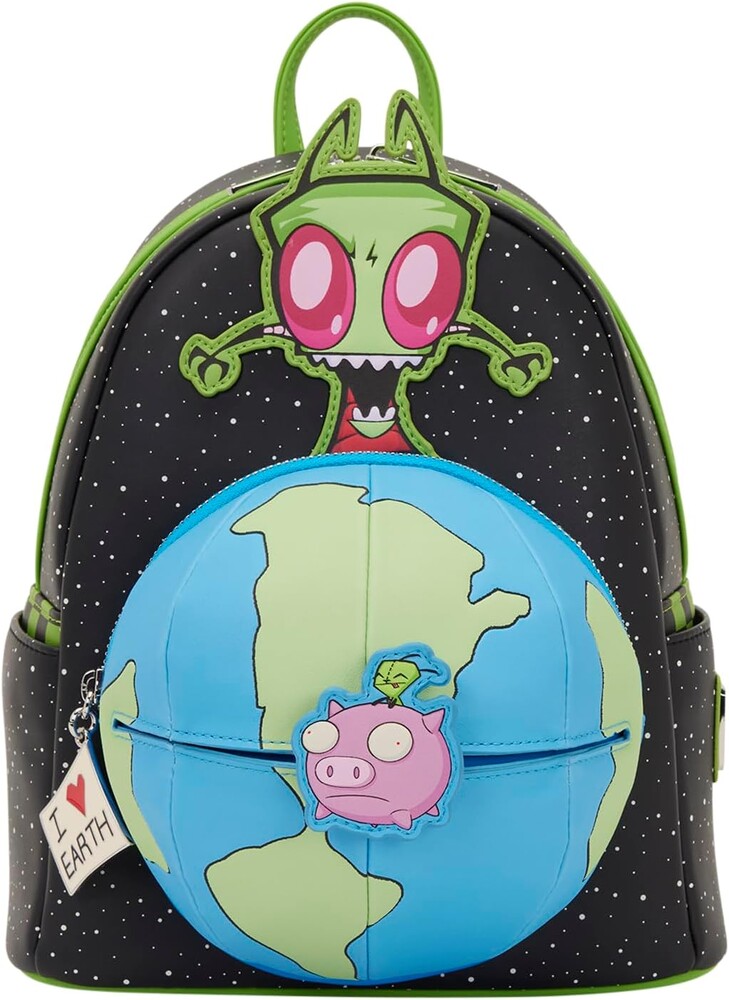 Loungefly Nickelodeon Invader Zim Glow Mini Backpack