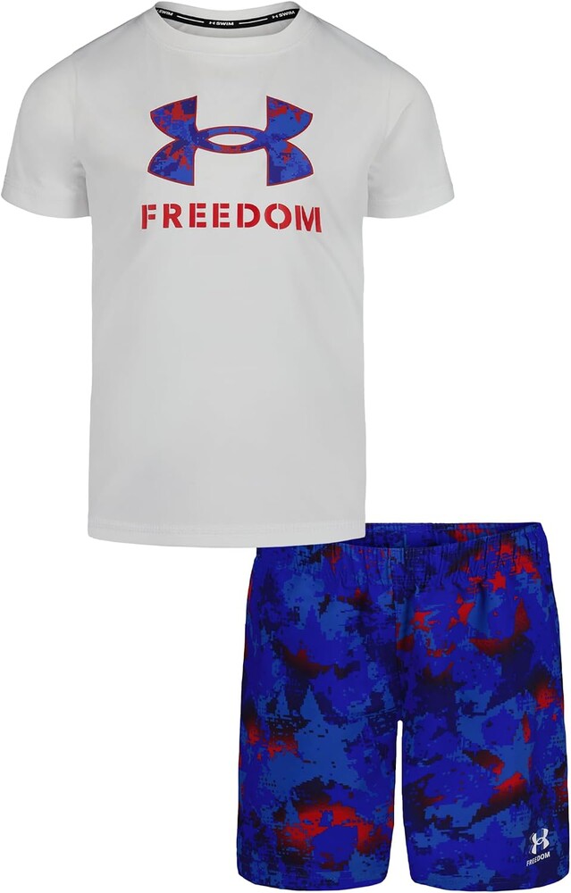 Under Armour Kids Surge Stripe Swim Set (Big Kid)