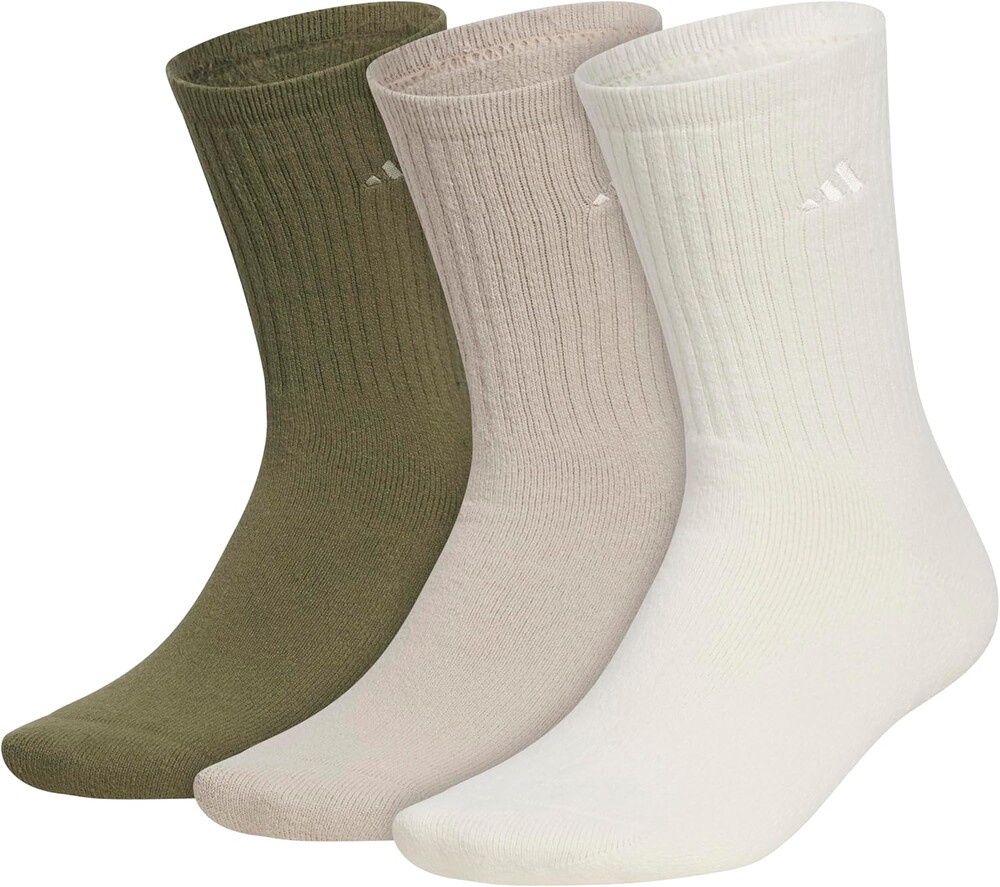 adidas Men's Cushioned Comfort Crew Socks (3 Pairs) Super Soft & Cozy