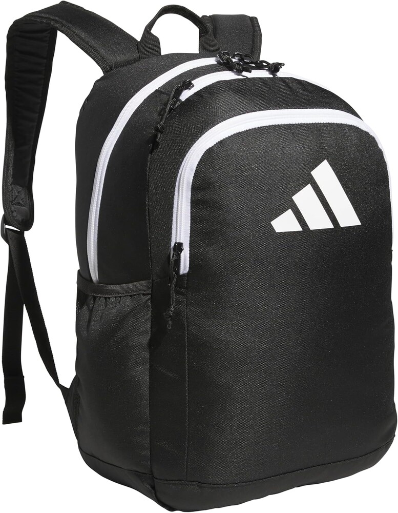 adidas Kids Affiliate Backpack – School Bag for Girls and Boys, 27L, Black/White, OSFA