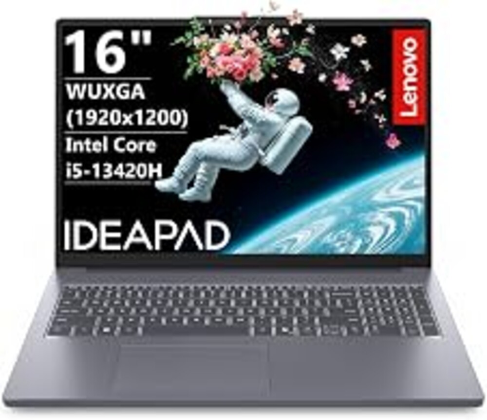 Lenovo Business Laptop with Copilot AI • 2026 Edition • Intel 13th Gen i5-13420H • 16GB DDR5 • 512GB SSD • 16" FHD+ • Microsoft 365 • WiFi 6 • Windows 11