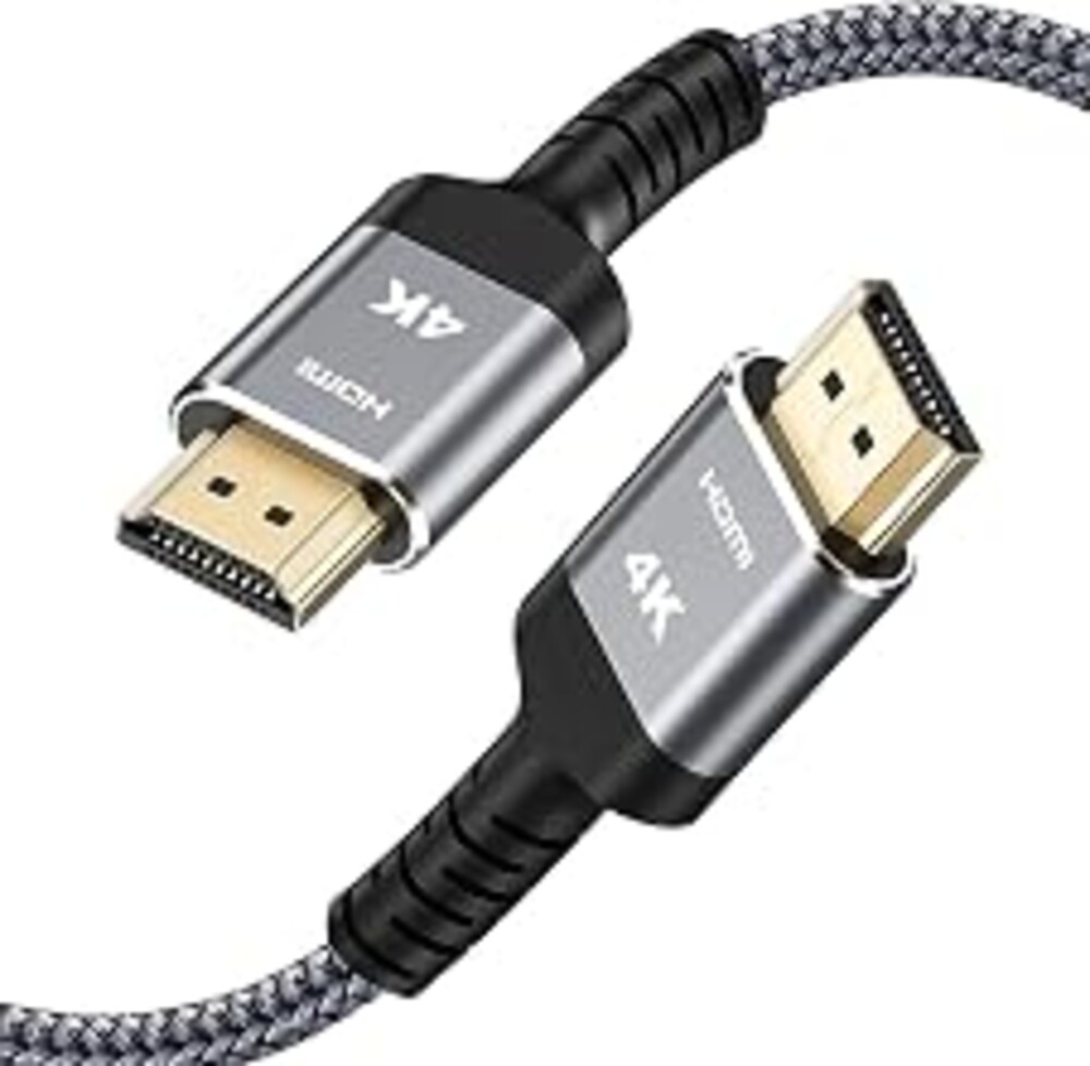 Highwings 20FT 4K HDR HDMI Cable, 18Gbps Braided Nylon, HDCP 2.2, ARC, 4K UHD, HD 1080p, 3D for Laptop, Monitor, PS3, PS4, Blu-ray, Netflix Projector