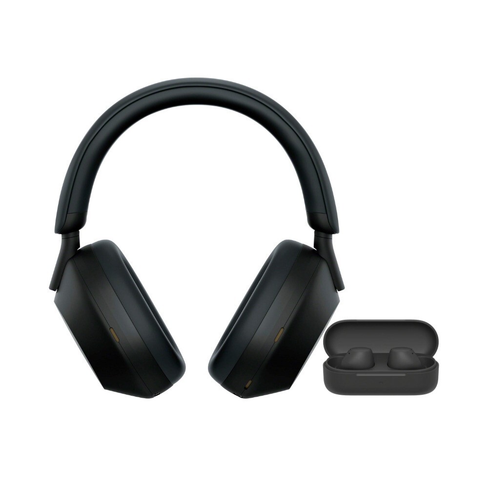 Sony WH-1000XM5 Over-Ear ANC Headphones w/ Truly Wireless Earbuds Kit (Black)