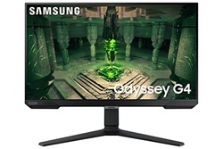 SAMSUNG 25" Odyssey G4 Series FHD Gaming Monitor, IPS, 240Hz, 1ms, G-Sync Compatible, AMD FreeSync Premium, HDR10, Ultrawide Game View, DisplayPort, HDMI, Fully Adjustable Stand, LS25BG402ENXGO