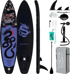 FEATH-R-LITE Inflatable Ultra-Light 10'×30''/10'6''×33'' Stand Up Paddle Board for All Skill Levels with Premium SUP Paddleboard Accessories,Non-Slip Comfort Deck for Youth & Adults