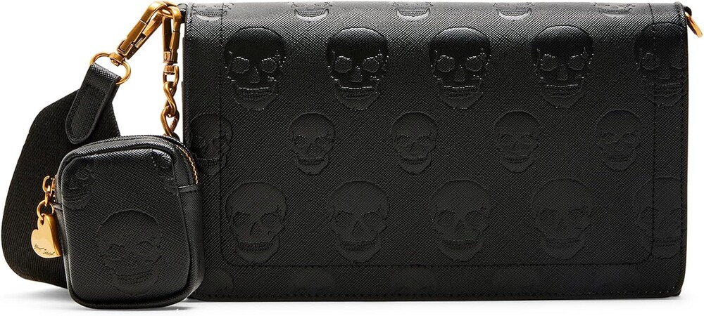 Betsey Johnson Skull Boss Wallet On A Chain