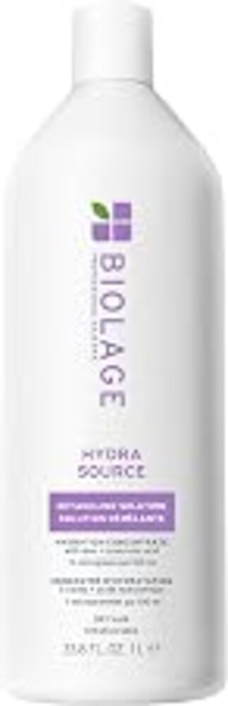 BIOLAGE Hydra Source Detangling Solution - For Dry Hair, Detangles & Controls Static For Less Frizz & Fly-Aways, Paraben-Free