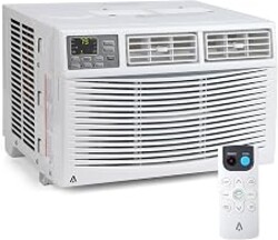 Window Air Conditioner, 10,000 BTU Compact AC Unit, Energy Saving Window AC, Smart AC with 3 Modes Cool Dry Fan Speed Control, Cools Up to 450 Sq.Ft,115v Mini Air Conditioner for Bedroom, Office, Home
