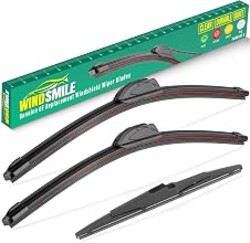 26" 18" 13" Windshield Wiper Blades Replacement for Kia Telluride 2020 2021 2022 2023 2024 2025 Sedona 2015-2021 Premium All Weather Front Rear Wipers Set - OEM Quality (Pack of 3)