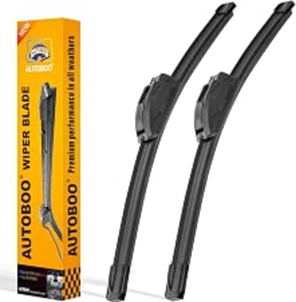 AUTOBOO 26" and 18" Windshield Wipers Blades (Pack Of 2),OEM Quality Premium All-Seasons Wiper blades,Stable and Quiet wiper blades
