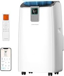 Temprium 14,000 BTU Portable Air Conditioner — Whisper-Quiet 41dB Cooling for Large Rooms, Apartments & Home Offices Up to 750 Sq.Ft, Dual Motor 4-in-1 Smart AC with WiFi, App & Voice Control