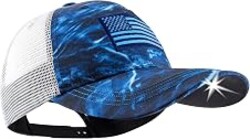 LED Hat Light - POWERCAP Baseball Cap with Light Built in - LED Cap Visor Light with Bright Headlight and IPX4 Rating