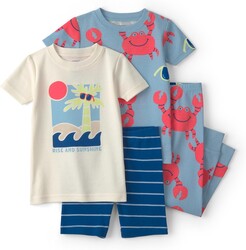 Carter's Boys' 4-piece Tight Fit Cotton Pajama Set