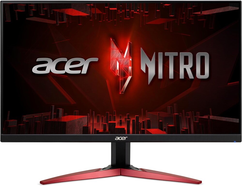 acer Nitro 24.5" Full HD 1920 x 1080 PC Gaming IPS Monitor | AMD FreeSync Premium | 180Hz Refresh | 1ms (VRB) | HDR10 Support | 99% sRGB | 1 x Display Port 1.2 & 2 x HDMI 2.0 | KG251Q M3biip