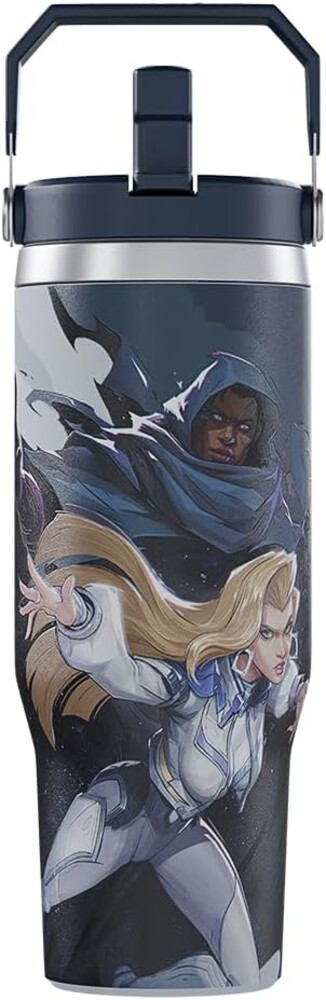 Marvel Rivals Cloak and Dagger Tumbler with Lid, 30 Oz, Stainless Steel