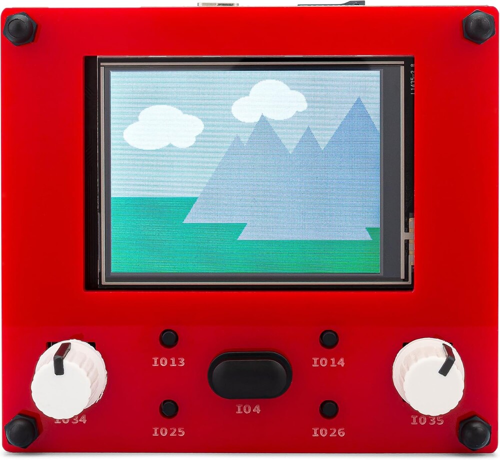 Tech-A-Sketch: Build-Your-Own Digital Drawing Device – DIY Coding & Art Kit for Kids Ages 8+ | Interactive STEAM Project with LCD Screen, Knobs & Buttons | STEM/STEAM Gift