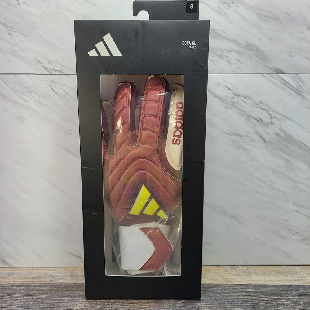 Adidas Copa GL Pro PC Goalkeeper Goalie Soccer Gloves URG 1.0 IQ4009 SZ 8 Maroon