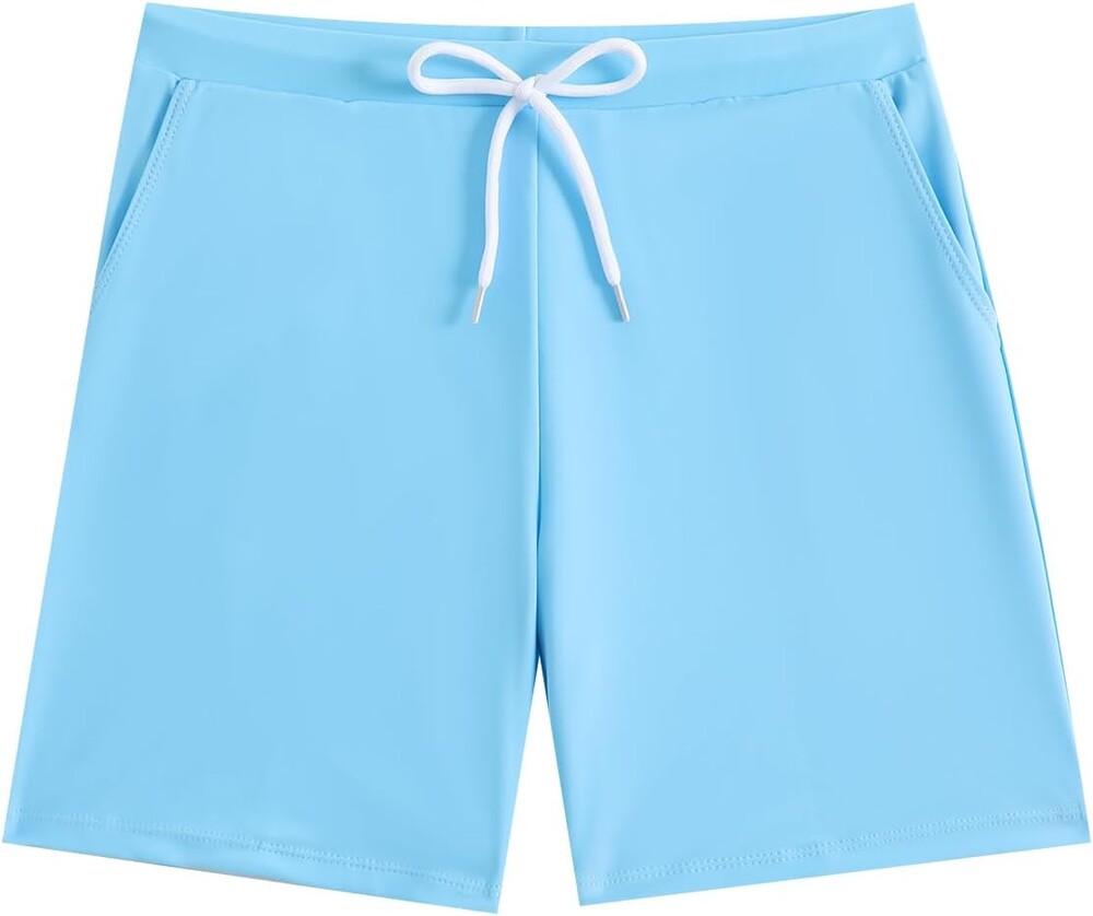 Toddler Boys Swim Trunks Quick Dry Mesh Swim Shorts Kids Elastic Waist Beach Boardshorts Swimsuit 2-12 Years