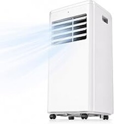 Coolblus 12000 BTU Portable Air Conditioners, 3-in-1 AC Unit Cools Up to 550 Sq.Ft. with Remote Control/Smart Sleep Mode/24Hrs Timer/Window Installation Kit & Filter Cleaning Brush, White-12000BTU