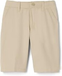 French Toast Boys' Flat Front Microfiber Performance Stretch Short