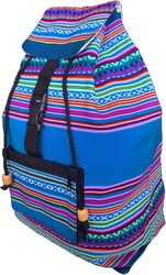Unique Native Peruvian Bag - Ethnic Shoulder Backpack 18''x9.5''x6''