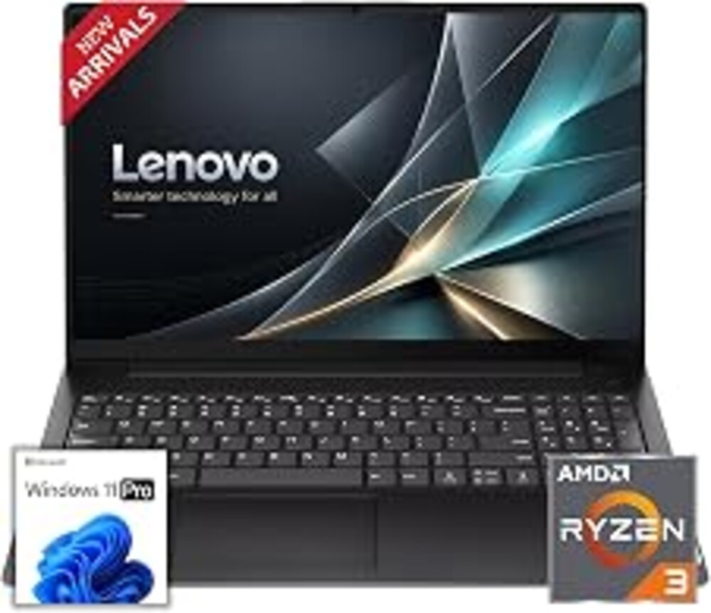 Lenovo New 15.6" FHD Business Laptop(2026-2027 Premium Edition), Powerful AMD Ryzen 3 7320U(Beats i7-1065G7) CPU, 16GB DDR5, 256GB PCIe, 14.5-Hour Battery Life, Windows 11 Pro with MS 365 for Web