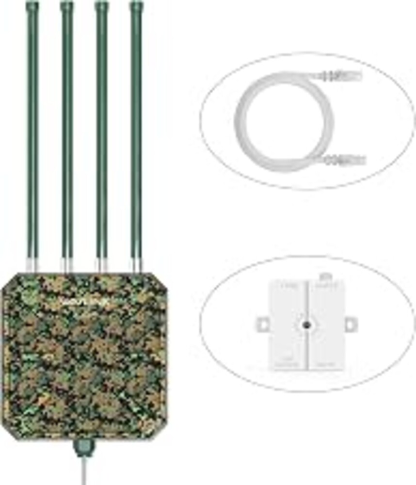 WAVLINK AX3000 Outdoor WiFi 6 Extender Long Range, WiFi 6 Outdoor Wireless Access Point, Support Active PoE, 4x8dBi Antennas,Outdoor WiFi Solution,IP67,Up to 256 Devices for Farm,Yard,RV,Campsite,Park