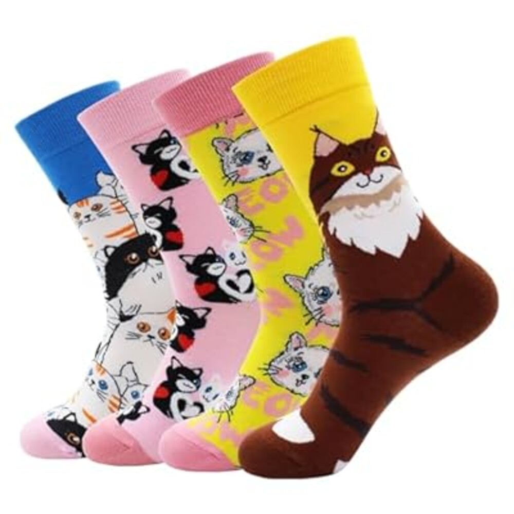 BLBJYPZX Womens Fun Novelty Socks, Cute Funky Cool Crazy Designs