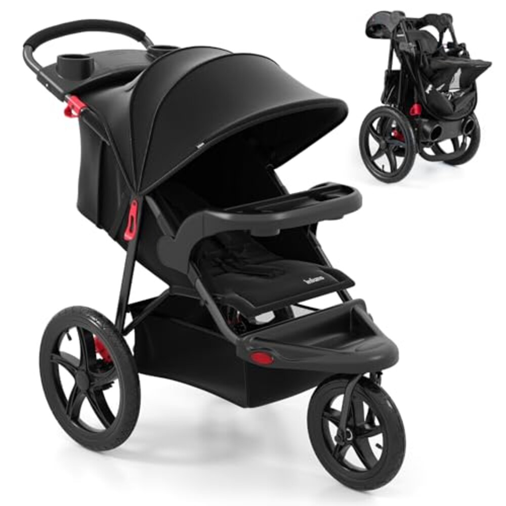 INFANS Jogging Stroller, Foldable Jogger