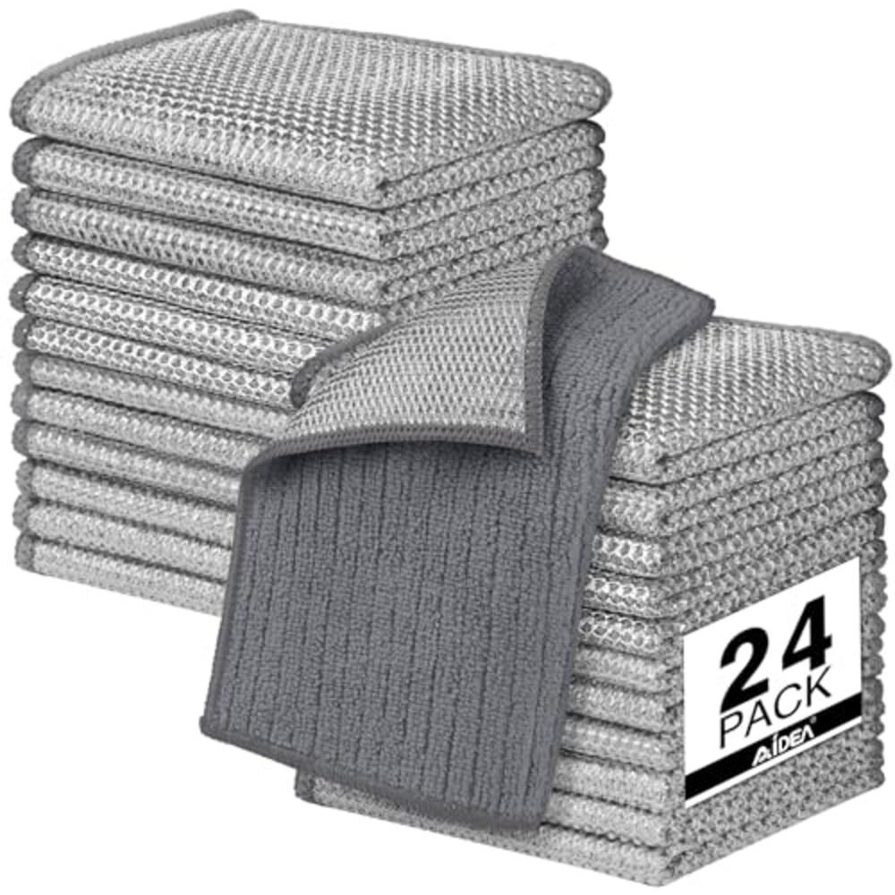 AIDEA Non Scratch Wire Dishcloth 24PK, U