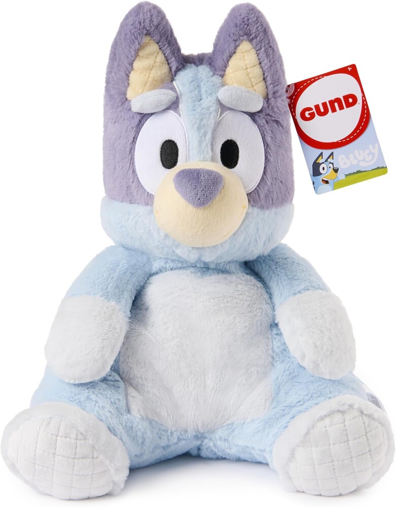 GUND Official Bluey Oh So Snuggly Plush, Bluey Plushies, Stuffed Animal Sensory Toy for Babies and Toddlers, Blue, 12.5”