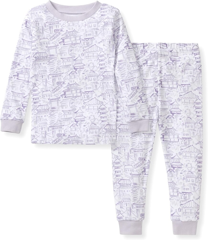 Burt's Bees Baby Girls Organic Cotton Pajamas, Toddler PJ Set, 2-PC