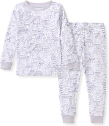 Burt's Bees Baby Girls Organic Cotton Pajamas, Toddler PJ Set, 2-PC