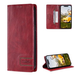 Dteck for Samsung Galaxy S20 FE Case Wallet with RFID Blocking Credit Card Holder, Premium PU Leather Magnetic Flip Folio Shockproof Protective Cover for Women Men,Winered