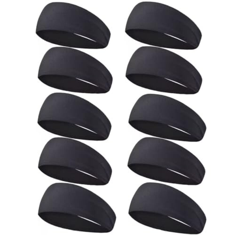 GIGGSKZE 10 Pack Mens Running Headband,