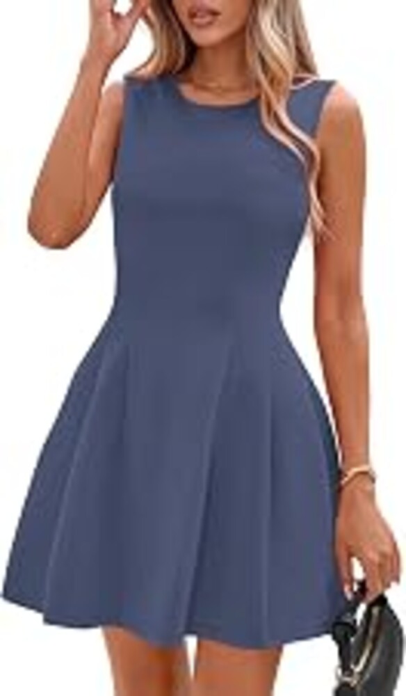 PRETTYGARDEN Summer Dresses for Women 2026 Elegant Classy Spring A Line Business Casual Work Graduation Cocktail Short Dress