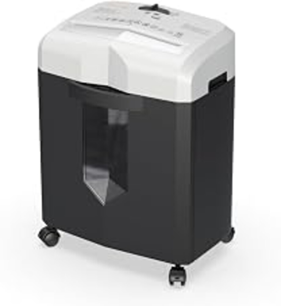 Bonsaii 12-Sheet Micro Cut Paper Shredder, 60-Minute P-4 High Security Shredders for Home Office, Shreds CD/Credit Card/Mail/Staple/Clip, Jam-Proof System with 4.2 Gal Pullout Bin (C266-BW)