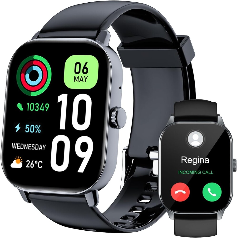Smart Watch for Men,smart Watches for Women,Fitness Tracker with Message Call Function,120+ Sport Modes, IP68 Waterproof,24 Hours Heart Rate/Sleep Monitor,for Android/iOS