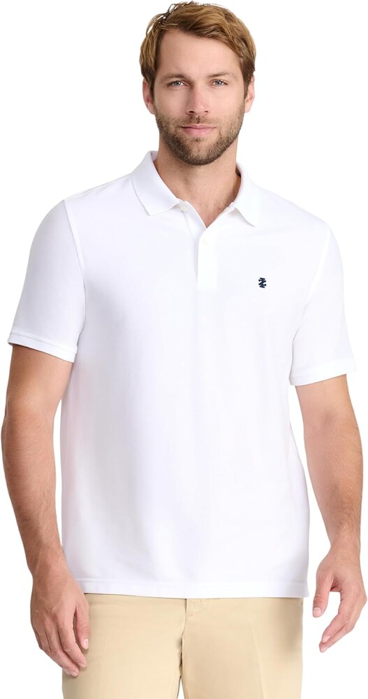 Izod Men's Advantage Performance Short Sleeve Fashion Polo Shirt