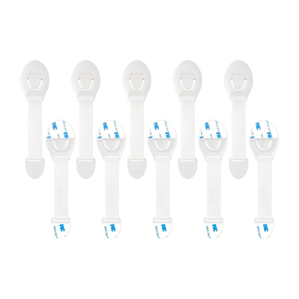 10 Pack Child Safety Ribbon Locks.