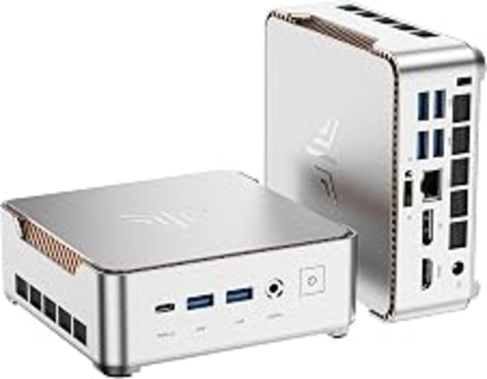 KAMRUI Mini PC, P2 Win 11-Pro Ryzen Embedded R2544 (Beat 3500U/4300U/N150/i3 10110U, Up to 3.7GHz), Mini Desktop Computer 16GB DDR4 512GB SSD, Samll Pc Dual 4K/Ethernet/WiFi/BT Business, Office, Home