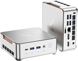 KAMRUI Mini PC, P2 Win 11-Pro Ryzen Embedded R2544 (Beat 3500U/4300U/N150/i3 10110U, Up to 3.7GHz), Mini Desktop Computer 16GB DDR4 512GB SSD, Samll Pc Dual 4K/Ethernet/WiFi/BT Business, Office, Home