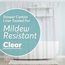 BigFoot Clear Shower Curtain - 72x72 Odorless Plastic with Magnets, Washable Long Bathroom Curtain - Premium PEVA Waterproof Bath Curtain, Rust-Proof Bathroom Essentials