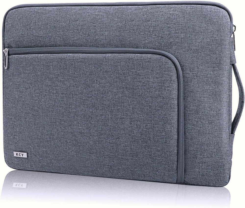 KCY Laptop Sleeve 11.6 Inch, Waterproof Slim Laptop Case Bag with Handle Compatible with Surface Pro 7/8/9/11/12, MacBook Air 11/12, 11-12 Inch Chromebook, Grey