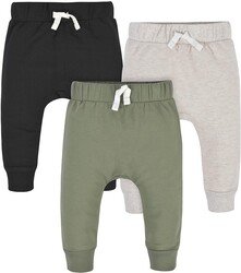 Gerber Baby & Toddler Boys 3-Pack Jogger Pants