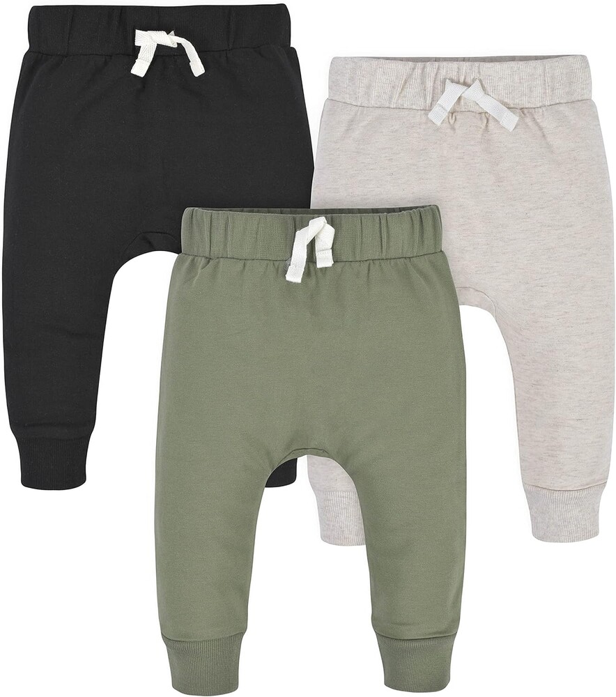 Gerber Baby & Toddler Boys 3-Pack Jogger Pants