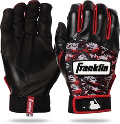Franklin Sports MLB Youth Batting Gloves - Digitek Camo Baseball + Softball - Premium Leather - Many Sizes + Colors - Youth