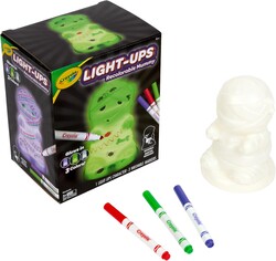 Crayola Light-Ups - Mummy, Reusable Halloween Craft Toy, Glow in The Dark Light Up Mummy, Cute Halloween Decor & Night Light, Gift for Kids, 5+