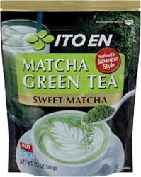 Ito En Matcha Green Tea, Sweet Powder, 17.5 Ounce (Pack of 1), Sweetened Green Tea Powder