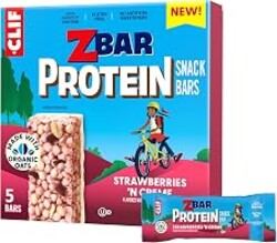 Zbar Protein Strawberries 'N Creme Crispy Snack Bars